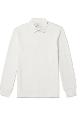Brunello Cucinelli Cotton-Piqué Polo Shirt - Men - - L