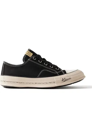 VISVIM Skagway L.T. Lo Leather-Trimmed Canvas Sneakers - Men - - US 8