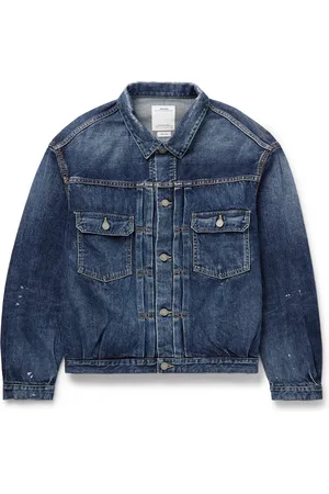 VISVIM Social Sculpture 101 Paint-Splattered Denim Jacket - Men - - 1