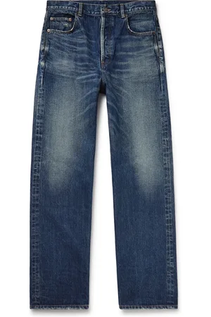 Saint Laurent Wide-Leg Distressed Jeans - Men - - UK/US 31