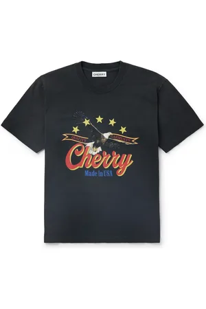 CHERRY LOS ANGELES Logo-Print Cotton-Jersey T-Shirt - Men - - S