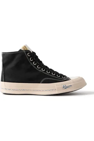VISVIM Skagway Leather-Trimmed Canvas High-Top Sneakers - Men - - US 11