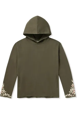 Kartik Research Baracuta Embroidered Cotton-Jersey Hoodie - Men - - S