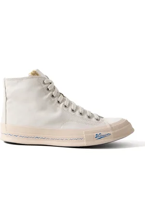 VISVIM Skagway Leather-Trimmed Canvas High-Top Sneakers - Men - - US 8