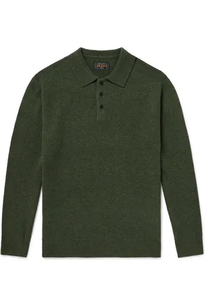 Beams Wool Polo Shirt - Men - - S