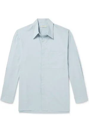 AMOMENTO Square Pocket Oversized Cotton Shirt - Men - - M