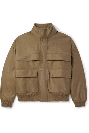 Loro Piana Tristar Wool and Cashmere-Blend Flannel Bomber Jacket - Men - - XL