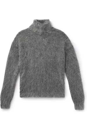 Saint Laurent Mohair-Blend Rollneck Sweater - Men - - XL
