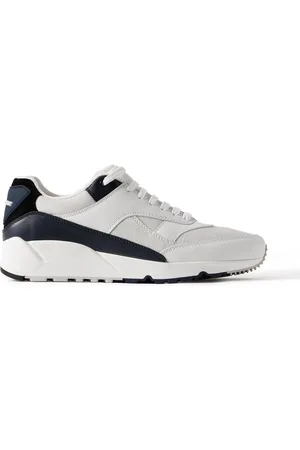 Saint Laurent Bump Colour-Block Suede, Shell and Leather Sneakers - Men - - EU 41