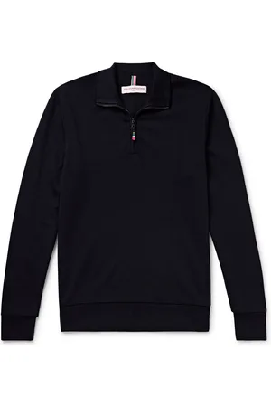 Orlebar Brown Isar Merino Wool Half-Zip Sweater - Men - - M