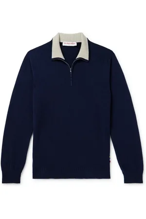 Orlebar Brown Hoyt Cashmere Half-Zip Sweater - Men - - S