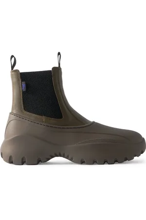 Burberry Leather and Rubber Chelsea Boots - Men - - EU 41