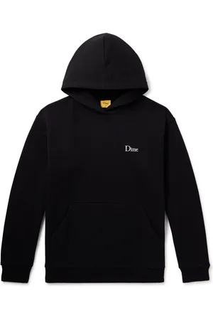 DIME Logo-Embroidered Cotton-Jersey Hoodie - Men - - S