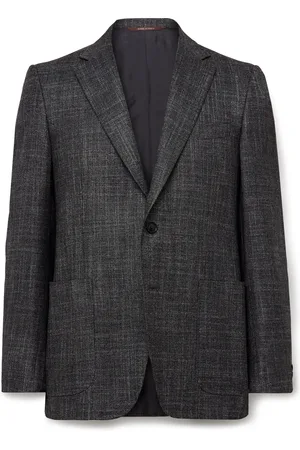 CANALI Wool, Silk and Cashmere-Blend Blazer - Men - - IT 52