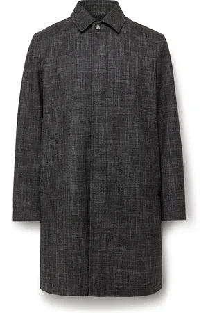 CANALI Wool, Silk and Cashmere-Blend Coat - Men - - IT 48