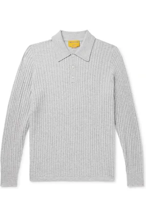 Guest In Residence Theo Waffle-Knit Cashmere Polo Shirt - Men - - M