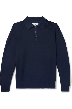 Corridor Ribbed Organic Mercerised Cotton Polo Shirt - Men - - XL
