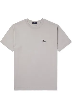 DIME Logo-Embroidered Cotton-Jersey T-Shirt - Men - - XXL