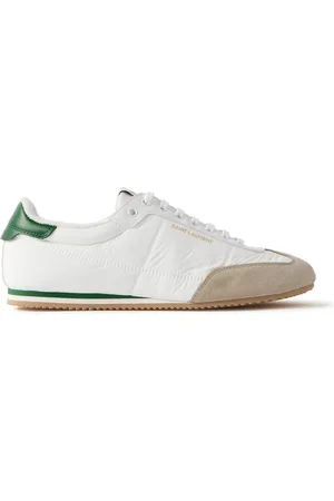 Saint Laurent Aston Leather and Suede-Trimmed Shell Sneakers - Men - - EU 41