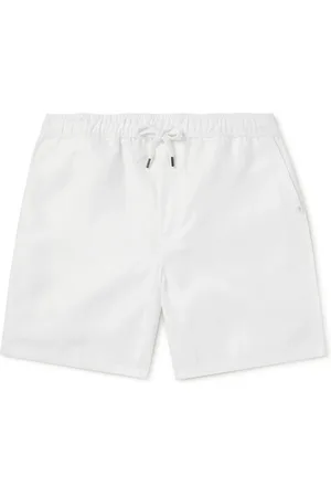 DEREK ROSE Sydney 1 Straight-Leg Linen Drawstring Shorts - Men - - S