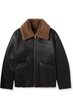 Paul Smith Reversible Leather and Shearling Jacket - Men - - S