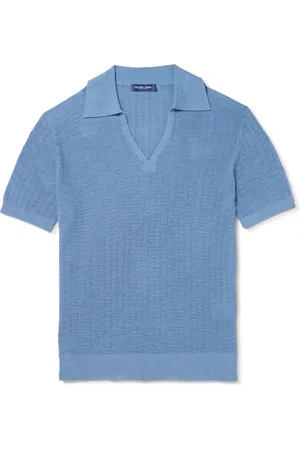 Frescobol Carioca Joaquim Ribbed Cotton-Blend Polo Shirt - Men - - L