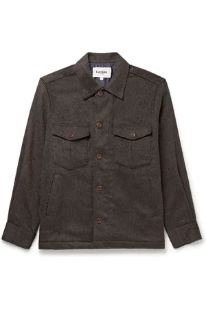 Corridor Brushed Wool-Blend Overshirt - Men - - M