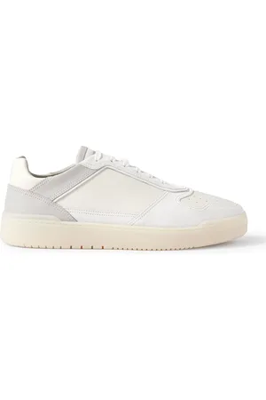 Brunello Cucinelli Slam Perforated Leather and Suede Sneakers - Men - - EU 43