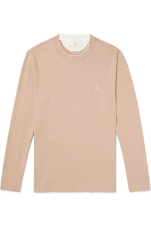 Brunello Cucinelli Logo-Embroidered Cotton-Jersey T-Shirt - Men - - XXXL