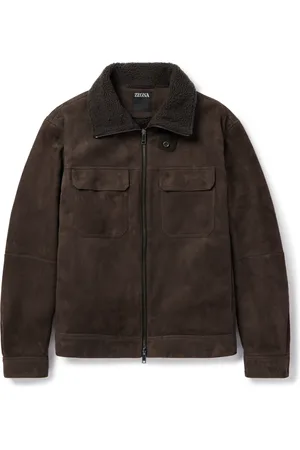 Ermenegildo Zegna Shearling Trucker Jacket - Men - - IT 50