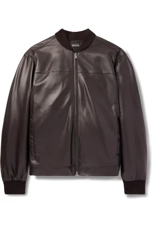 Ermenegildo Zegna Slim-Fit Leather Jacket - Men - - IT 50