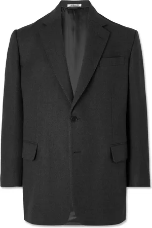 Auralee Oversized Super 130s Wool-Twill Suit Jacket - Men - - 4
