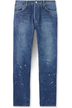 VISVIM Social Sculpture Tapered Distressed Jeans - Men - - 4