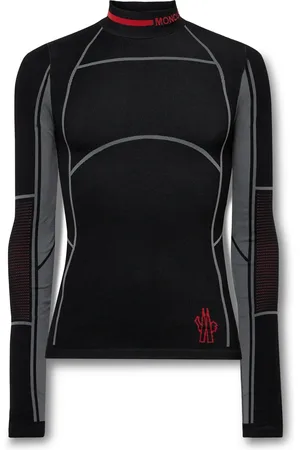 Moncler Logo-Jacquard Stretch-Knit Ski Base Layer - Men - - S