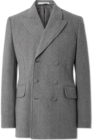 GABRIELA HEARST Double-Breasted Virgin Wool and Cashmere-Blend Blazer - Men - - IT 48
