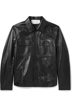 GABRIELA HEARST Levy Leather Jacket - Men - - IT 48