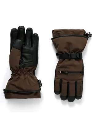 Moncler Leather-Trimmed GORE-TEX Ski Gloves - Men - - XL