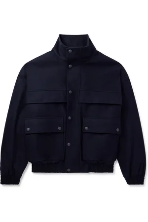 Loro Piana Tristar Wool and Cashmere-Blend Flannel Bomber Jacket - Men - - XXL