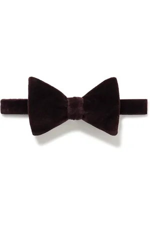 Favourbrook Pre-Tied Cotton-Velvet Bow Tie - Men