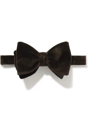 Favourbrook Pre-Tied Cotton-Velvet Bow Tie - Men
