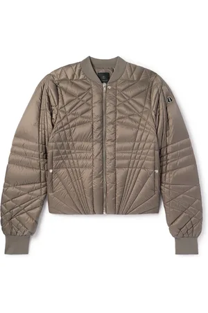 Rick Owens Moncler Megapenta Logo-Appliquéd Quilted Shell Down Bomber Jacket - Men - - 3
