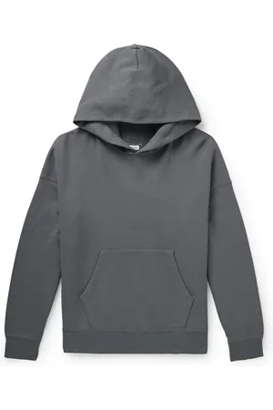 VISVIM Jumbo Garment-Dyed Cotton-Blend Jersey Hoodie - Men - - 1