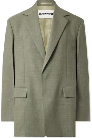 Jil Sander Mohair and Wool-Blend Blazer - Men - - IT 52