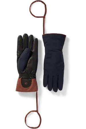 Loro Piana Leather-Trimmed Ski Gloves - Men - - XL