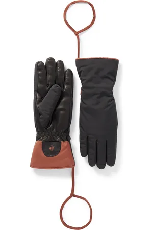 Loro Piana Leather-Trimmed Ski Gloves - Men - - XL