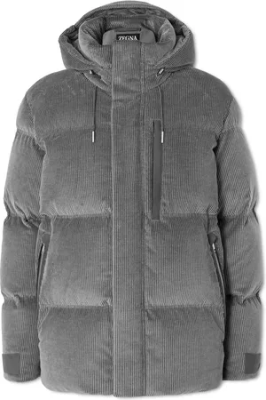 Ermenegildo Zegna Cotton-Blend Corduroy Hooded Down Ski Jacket - Men - - IT 52