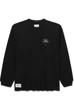 Wtaps Logo-Appliquéd Embroidered Cotton-Jersey T-Shirt - Men - - 4