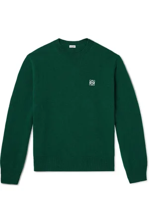 Loewe Anagram Logo-Embroidered Wool Sweater - Men - - XS