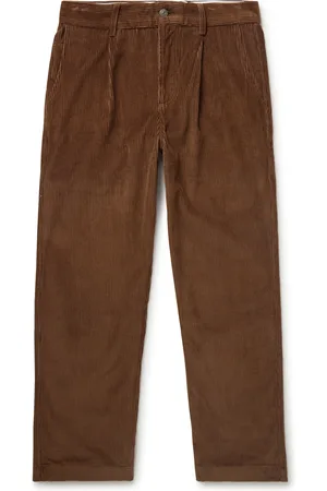 Corridor Straight-Leg Pleated Cotton-Corduroy Trousers - Men - - UK/US 38