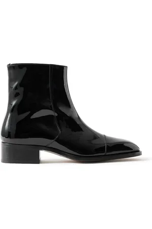 Tom Ford Hainut Patent-Leather Chelsea Boots - Men - - UK 8